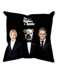 'The Dogfathers & Dogmother' Personalized Pet/Human Throw Pillow