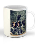 Taza personalizada para 4 mascotas 'The Army Veterans'