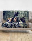 'The Army Veterans' Personalized 4 Pet Blanket