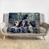 Load image into Gallery viewer, &#39;The Army Veterans&#39; Personalized 4 Pet Blanket