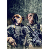 'The Army Veterans' 2 Pet Digital Portrait