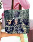 'The Army Veterans' Personalized 4 Pet Tote Bag