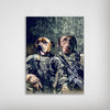 Load image into Gallery viewer, &#39;The Army Veterans&#39; Personalized 2 Pet Poster