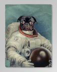 'The Astronaut' Personalized Pet Blanket