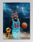 'The Basketball Player' Personalized Pet Blanket