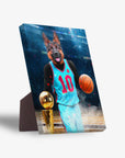 'The Basketball Player' Personalized Pet Standing Canvas