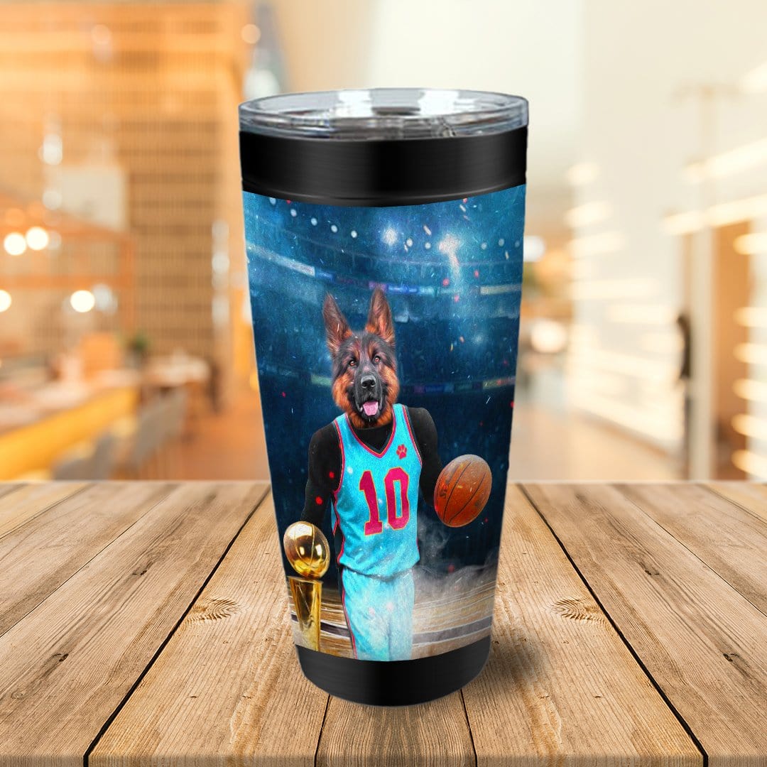 &#39;The Basketball Player&#39; Personalized Tumbler