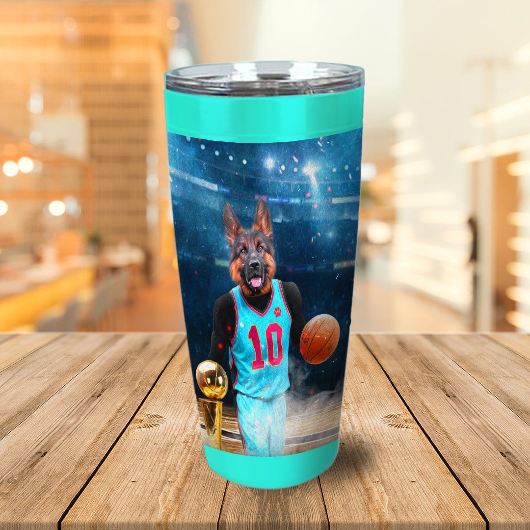 &#39;The Basketball Player&#39; Personalized Tumbler