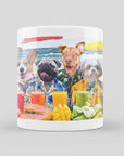 'The Beach Dogs' Personalized 4 Pet Mug
