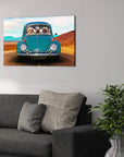 'The Beetle' Personalized 3 Pet Canvas