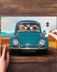 'The Beetle' Personalized 3 Pet Puzzle