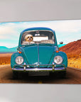 'The Beetle' Personalized Pet Canvas