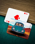 'The Beetle' Personalized 4 Pet Playing Cards