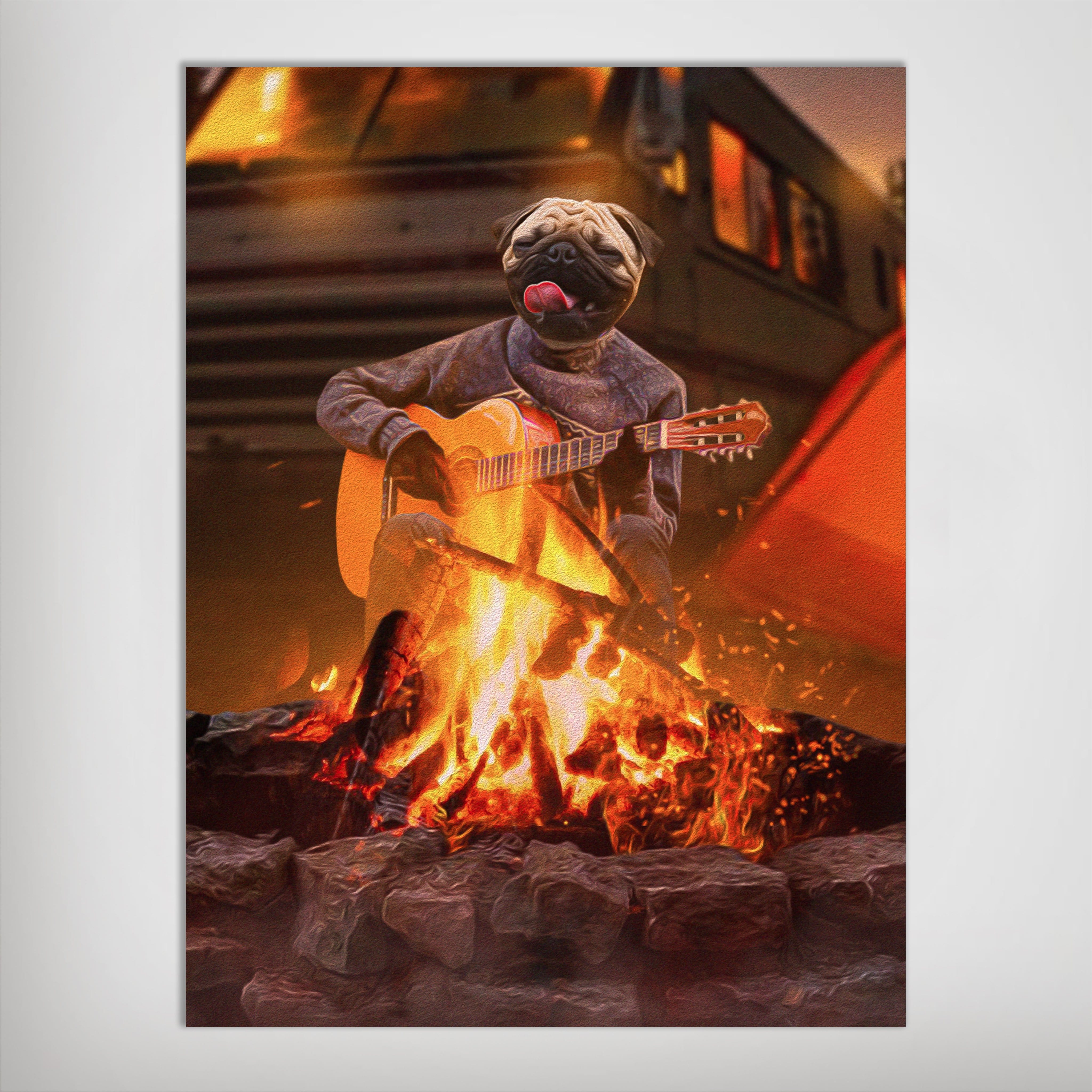 &#39;The Camper&#39; Personalized Pet Poster