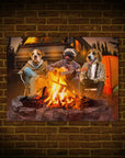 'The Campers' Personalized 3 Pet Poster