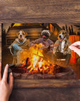 'The Campers' Personalized 3 Pet Puzzle