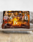 'The Campers' Personalized 4 Pet Blanket