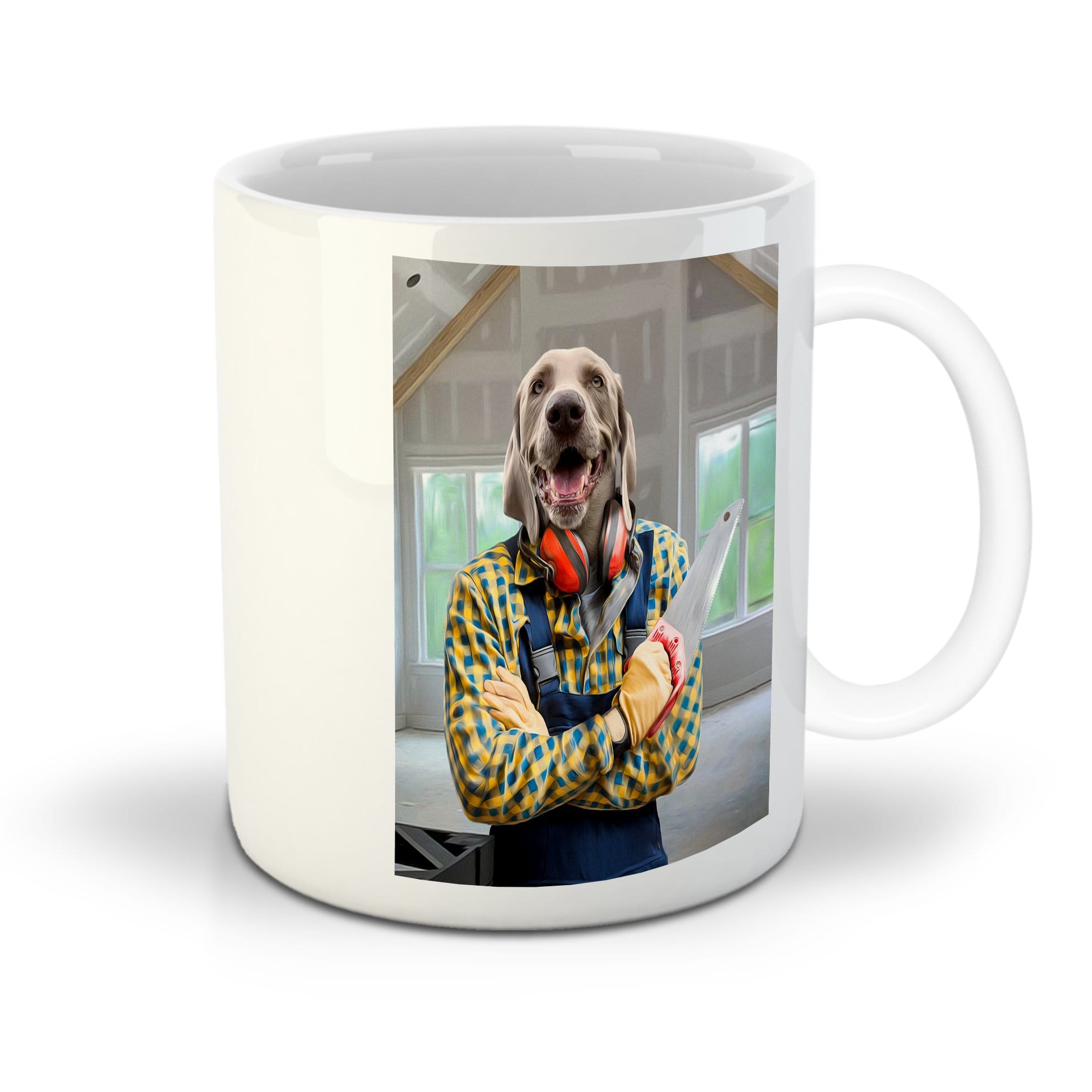 &#39;The Carpenter&#39; Personalized Pet Mug