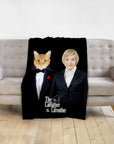 'The Catfather & Catmother' Personalized Blanket