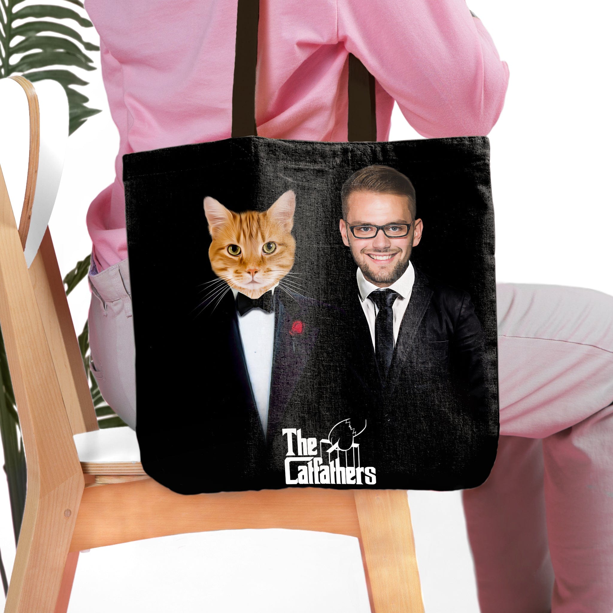 &#39;The Catfathers&#39; Personalized Tote Bag