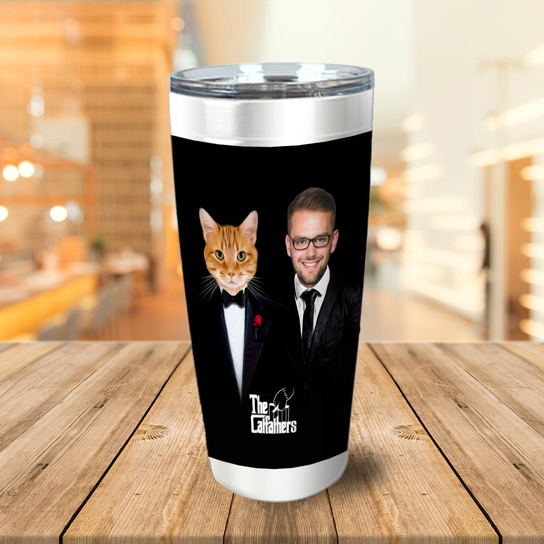 &#39;The Catfathers&#39; Personalized Tumbler