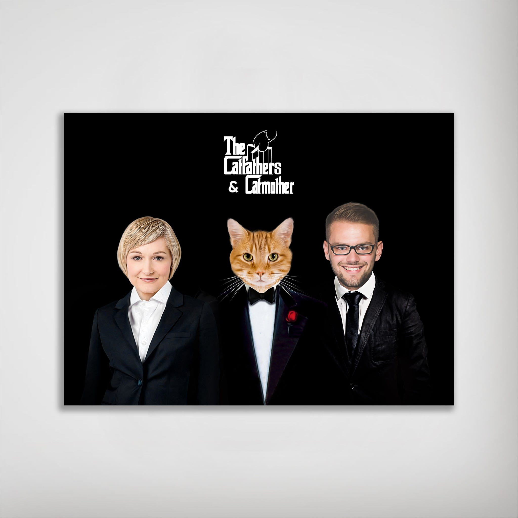 &#39;The Catfathers &amp; Catmother&#39; Personalized Poster