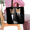 'The Catfathers' Personalized 2 Pet Tote Bag