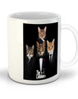 Taza personalizada con 4 mascotas 'Los Catfathers'