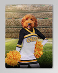 'The Cheerleader' Personalized Pet Blanket