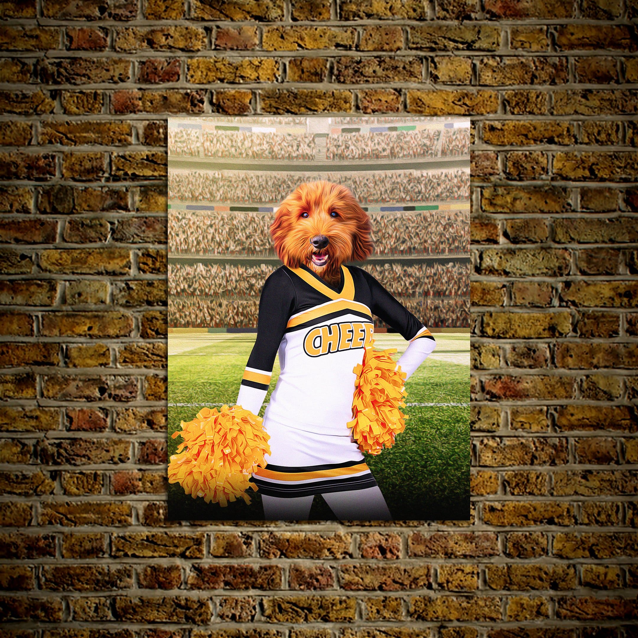 &#39;The Cheerleader&#39; Personalized Pet Poster
