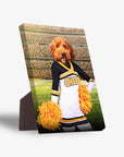 'The Cheerleader' Personalized Pet Standing Canvas