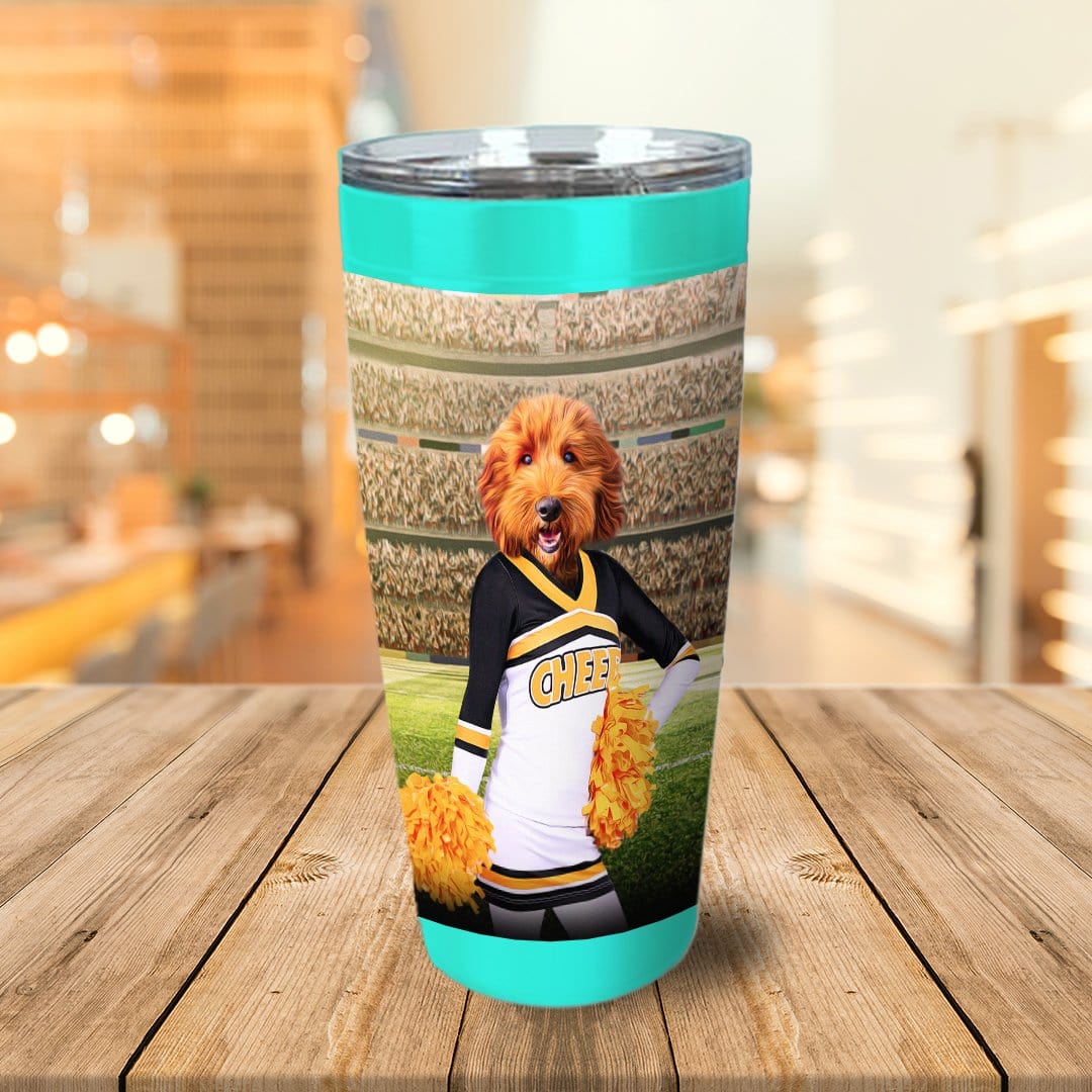 &#39;The Cheerleader&#39; Personalized Tumbler