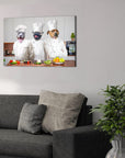 'The Chefs' Personalized 3 Pet Canvas