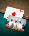 'The Chefs' Personalized 3 Pet Playing Cards