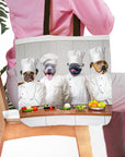 Bolsa Tote Personalizada para 4 Mascotas 'The Chefs'