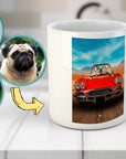 'The Classic Paw-Vette' Personalized 3 Pet Mug