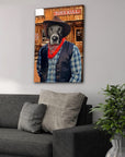 'The Cowboy' Personalized Pet Canvas