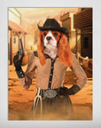 'The Cowgirl' Personalized Pet Poster