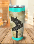 'The Day We Met' Personalized Tumbler