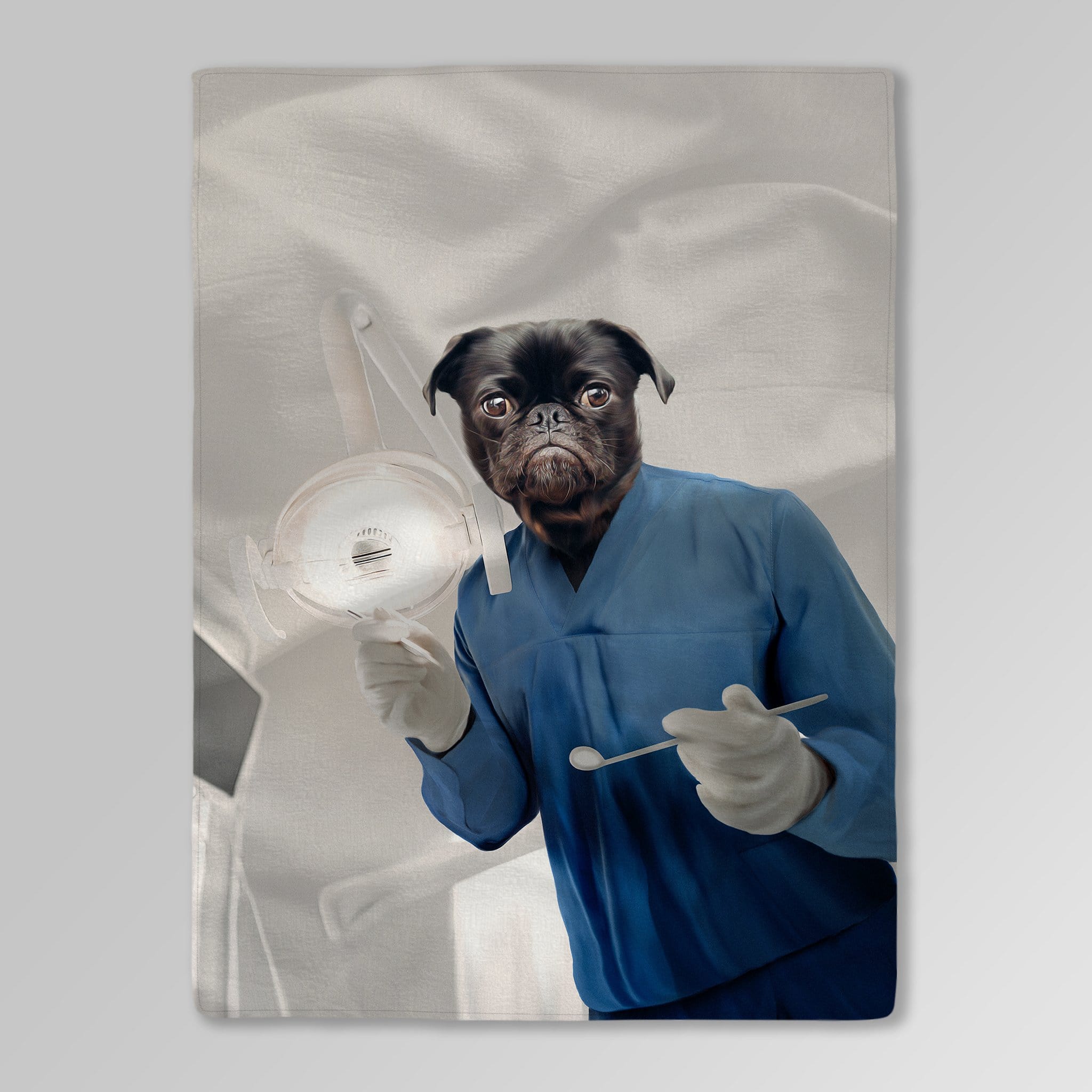 &#39;The Dentist&#39; Personalized Pet Blanket