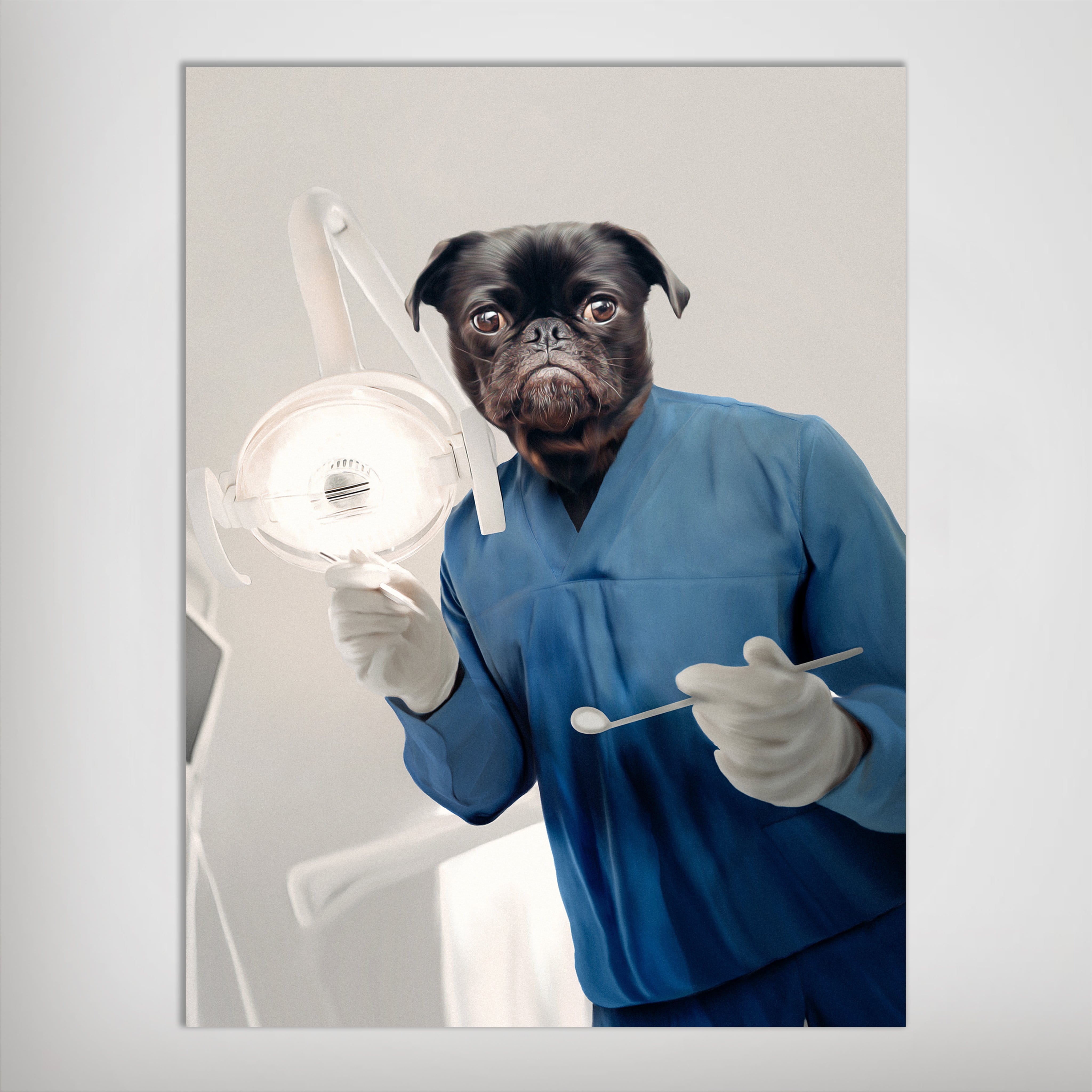 &#39;The Dentist&#39; Personalized Pet Poster