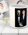Taza personalizada para mascota/humano 'The Dogfather &amp; Dogmother'