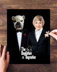 'The Dogfather & Dogmother' Personalized Pet/Human Puzzle