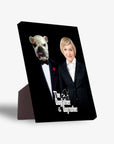 'The Dogfather & Dogmother' Personalized Pet/Human Standing Canvas