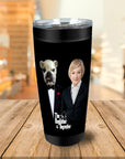 Vaso personalizado para mascotas/humanos 'The Dogfather &amp; Dogmother'