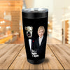 'The Dogfather & Dogmother' Personalized Pet/Human Tumbler