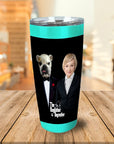 Vaso personalizado para mascotas/humanos 'The Dogfather &amp; Dogmother'