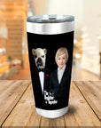 Vaso personalizado para mascotas/humanos 'The Dogfather &amp; Dogmother'