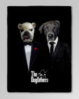 'The Dogfathers' Personalized 2 Pet Blanket