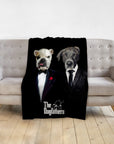 'The Dogfathers' Personalized 2 Pet Blanket